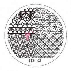 Matrita de Unghii din metal rotunda 5,6cm STZ 02